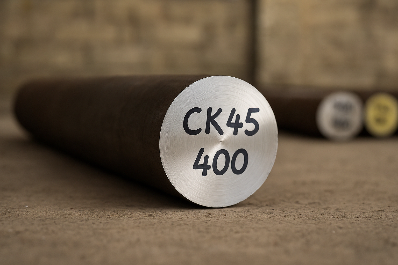 شفت فولادی CK45 قطر ۴۰ میلی‌متر